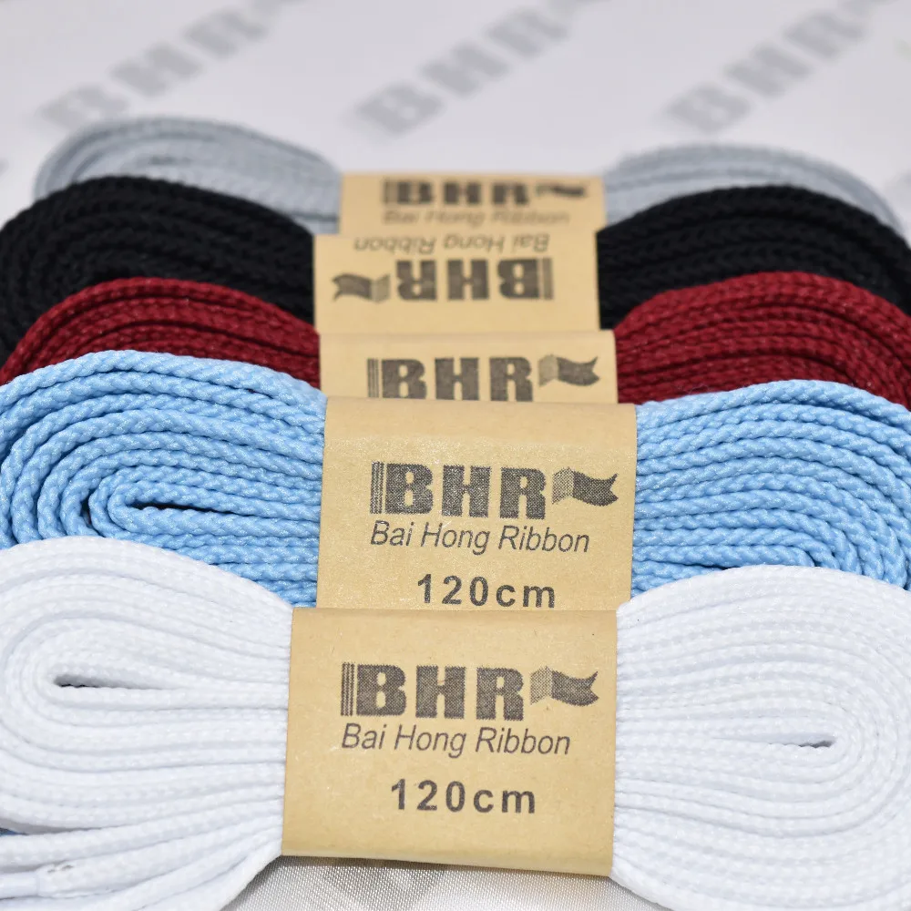 Custom Bulk White Flat Hollow Polyester Shoelaces Buy Flat Shoelaces