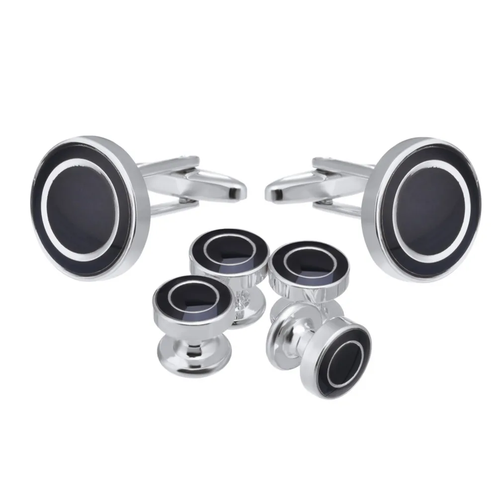 

2018 Unique Men's Charm Fashion Luxurious Tuxedo Shirts studs set Cufflink
