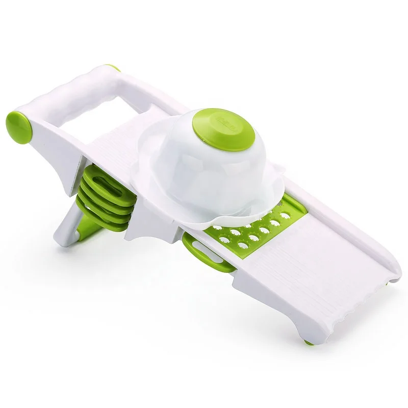 Wholesale ABS Stainless Steel Adjustable Mandoline Slicer Vegetable Cutter Multifunctional Potato Garlic Cheese Grater