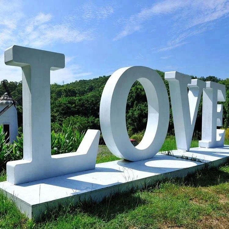 Large Free Standing Letters Wedding 3d Signs Metal Giant Love Letters