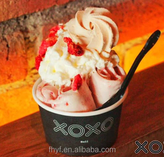 
6 7 8 9 10oz custom design single wall disposable ice cream paper cup 