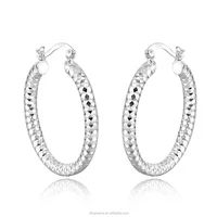 

Alibaba Website 925 Sterling silver Hoop Earrings , Fashion Gold Earring, Silver Earrings Jewelry Fashion