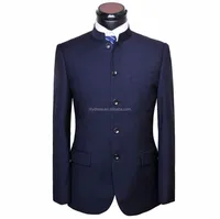 

Men Chinese Tunic Suit High Neck jacket New Arrival fashion Formal High Quality Blazer Suits For Men suit jacket