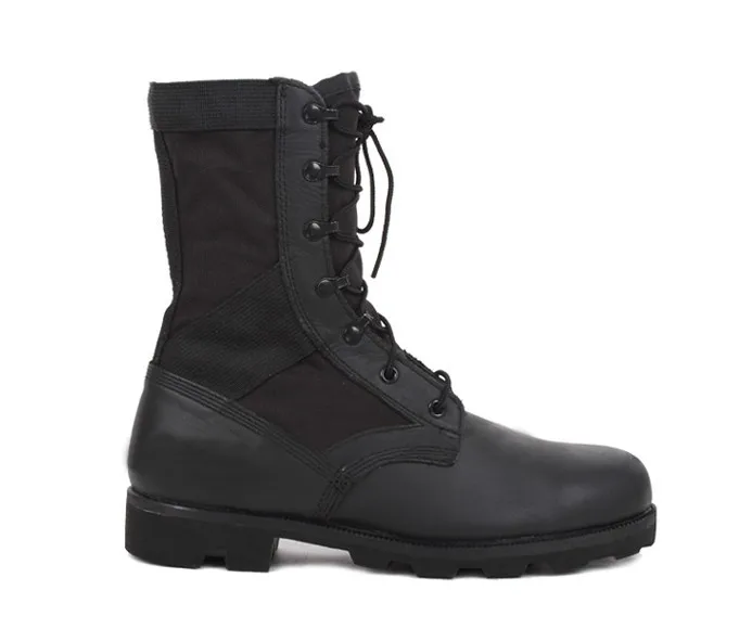 

American style military army boots panama combat boots, Black