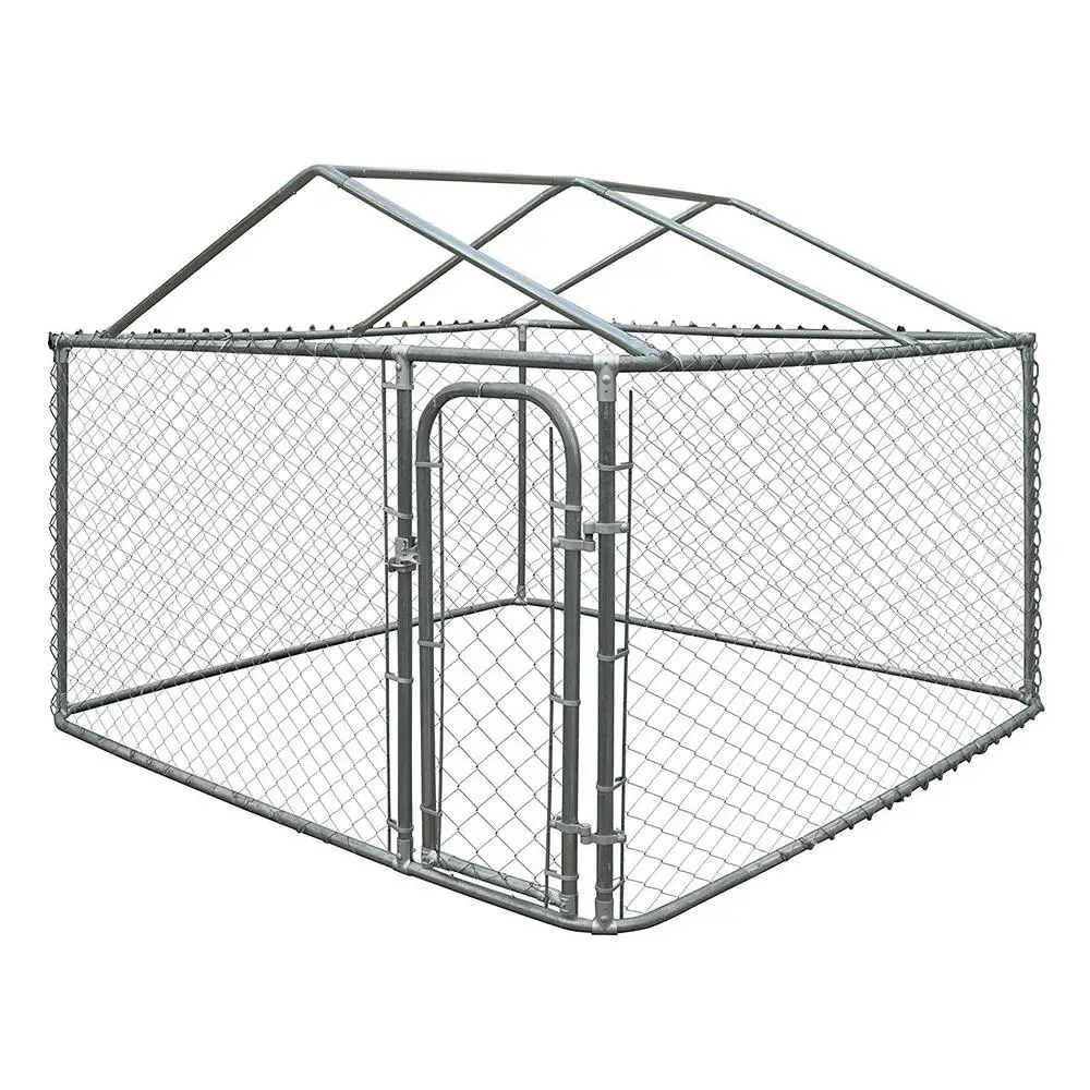 

China wholesale galvanized steel metal dog kennel cage