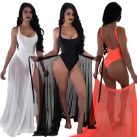

Drop shipping 2 Piece Swimsuits for Women one piece jumpsuit Swimwear and Ponchos Cover up