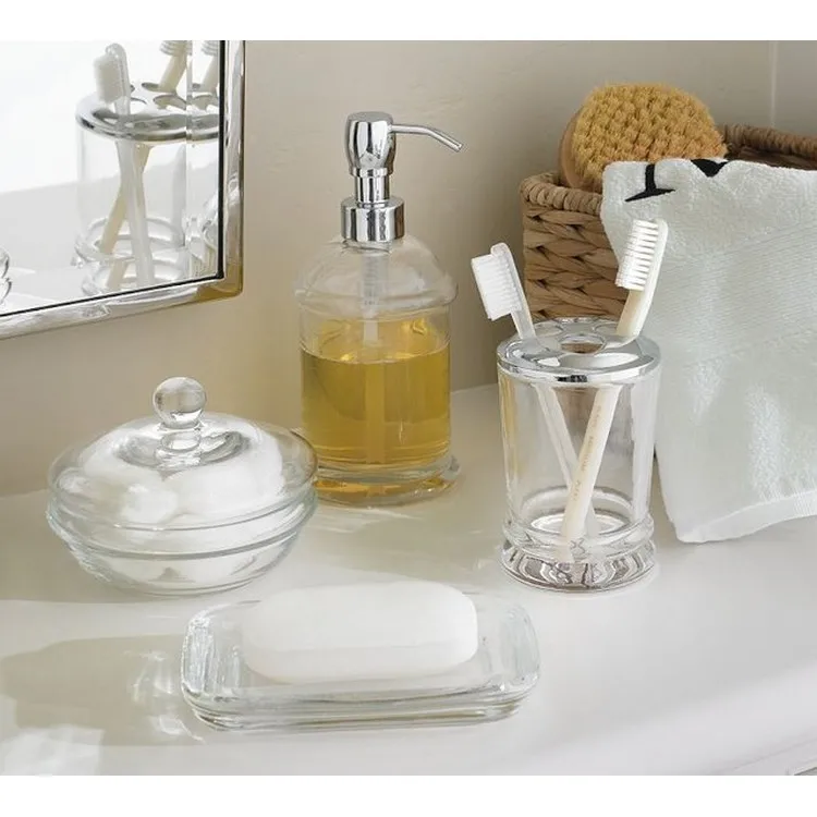 hotel balfour glass bathroom accessories