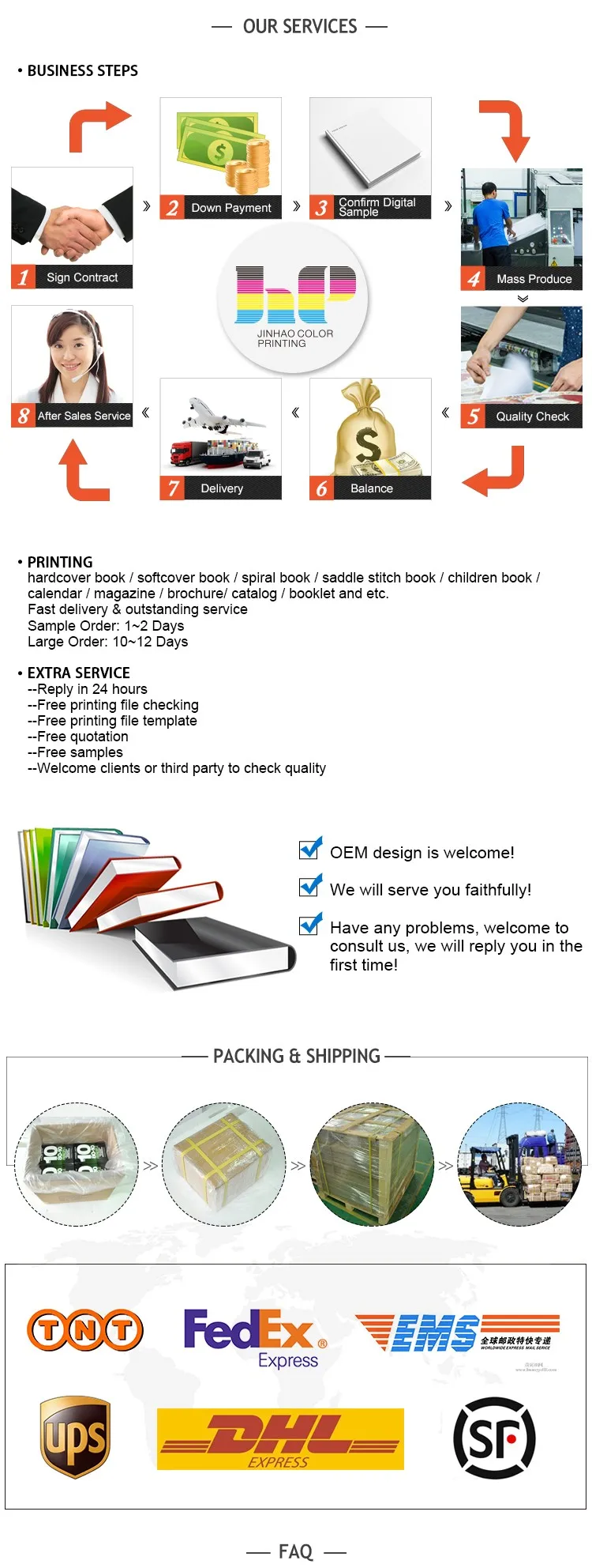 our service