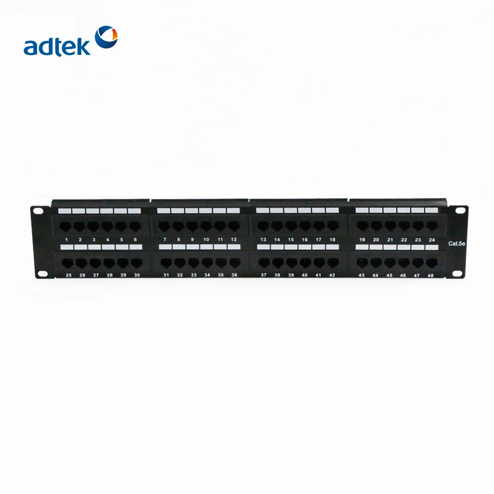 Патч панель 48 портов 5e. Коммутационная панель 19&quot; 2u cat.5e, 48 портов rj45110, t568ab signaprosignamax™. коммутационная панель netlan 19&quot;, 2u, 48 портов, кат.5e (класс d), 100мгц, rj458p8c. twt-pp481u-u5e. патч-панель nikomax nmc-rp48ud2-2u-bk.