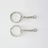 Metal Keychain 1.5x25MM Silver Split Key Ring For Outside