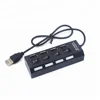 High quality OEM 4 ports USB2.0 hub with independent switch