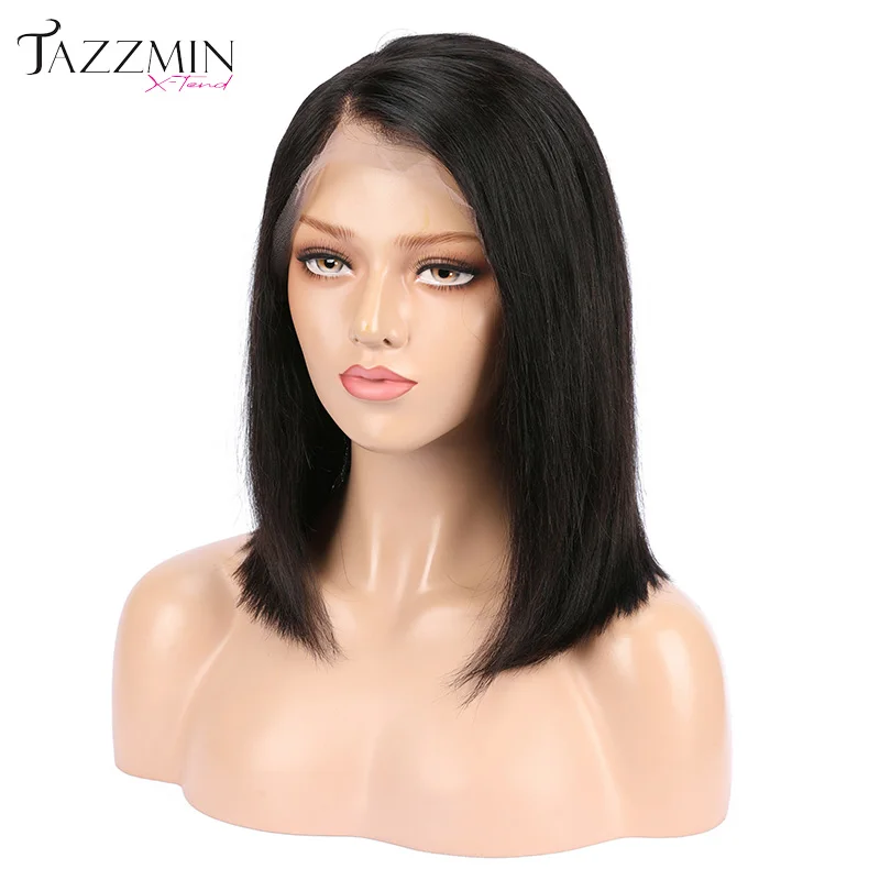 

Factory supply cheap brazilian human hair transparent full lace straight hair wig