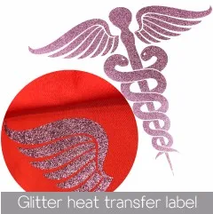 Custom 3m reflective heat transfer vinyl sticker for clothing