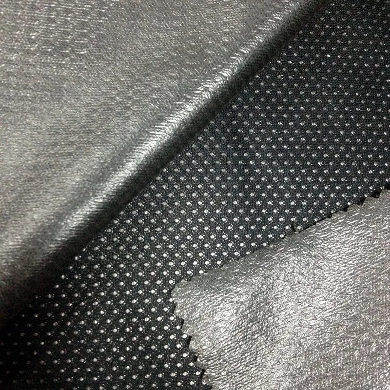 50d High Stretch +tpu Laminated 5k/5k +mesh Fabric Softshell Fabric ...