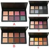 Brightly colored eyeshadow palettes Waterproof unique selection of makeup multi colored eyeshadow box