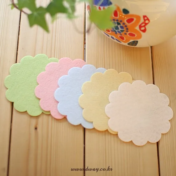 Wholesale Customized 3mm Die Cut Felt Coaster Cup Placemat Buy Felt
