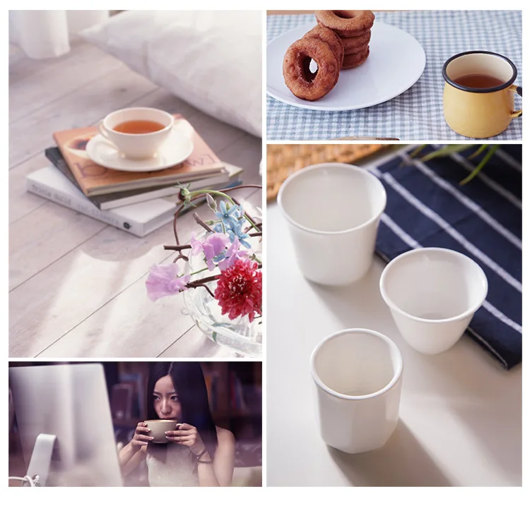 Personalised Ceramic Tea Cups Coffee Cup Without Handles