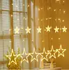 2.5m 138LEDs hanging stars decorative LED string light