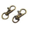 Fashion High Quality Metal Antique Brass Key Chain Snap Hook