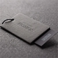 

custom clothing label paper hang tags design