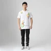 Moisture wicking fabric dri fit t shirt mens fashion work polos
