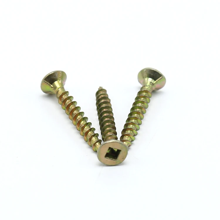
CSK countersunk square drive wood screw 
