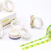 Tape Set, Cute Animals and Gold Foil Rolls of Decorative Pattern Masking Tape | Perfect Designs for Kids, Girls and Boys