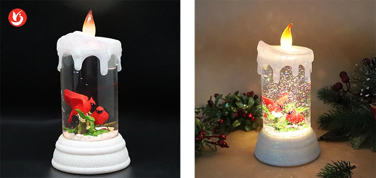 2020 New Warm White Led Acrylic Glitter Water Swirling