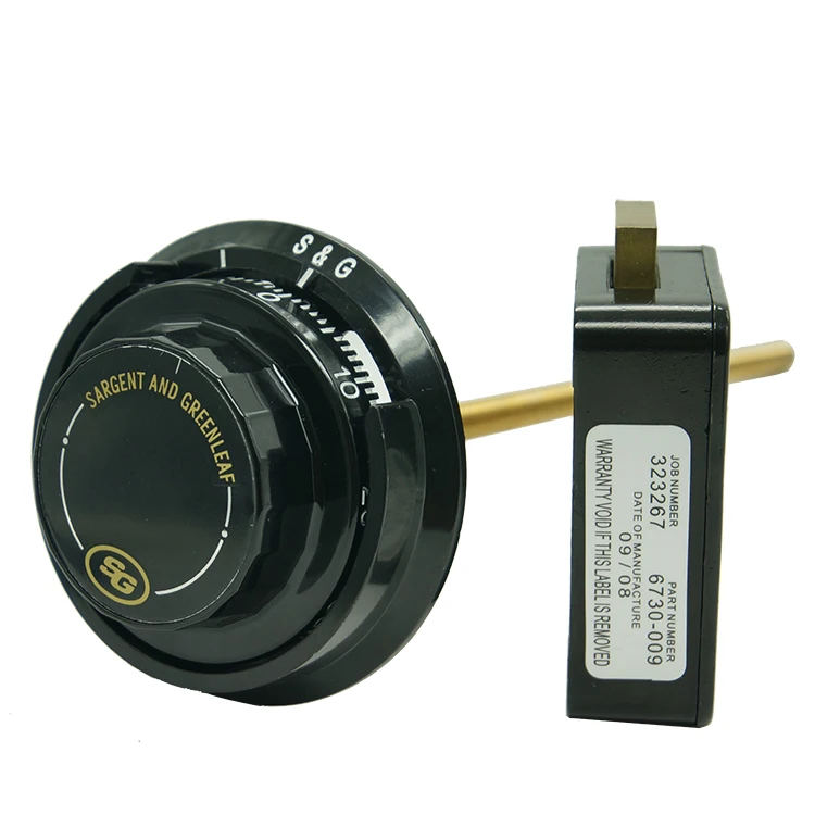 High Safety Performance Products Sargent Mechanical Combination code Lock 6730 For Safe box or vault three wheel combinations