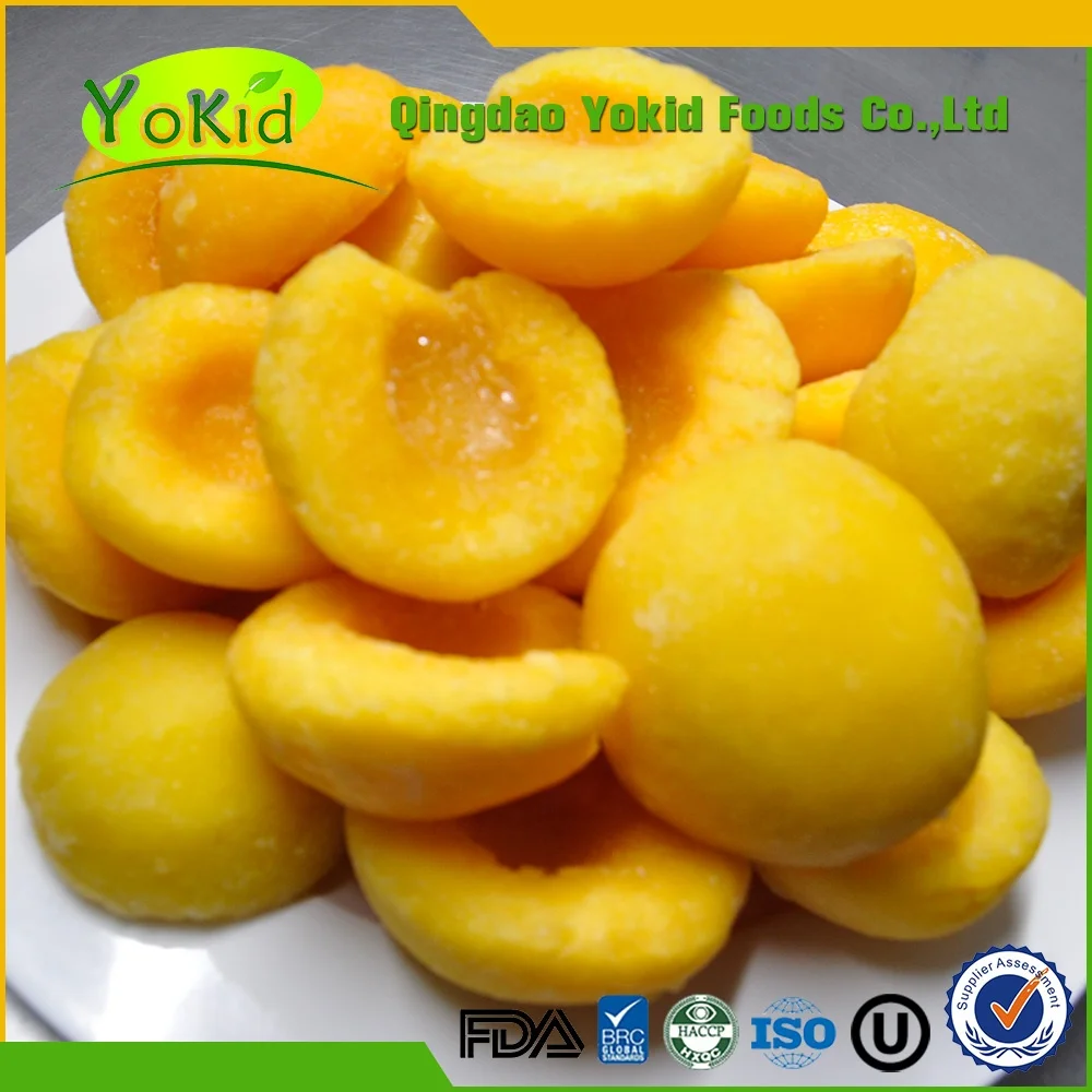 
China Supplier Best Quality Frozen IQF Yellow Peach 