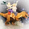 OAJ8257 Lifelike Interactive Safe Dinosaur Ride For Kids