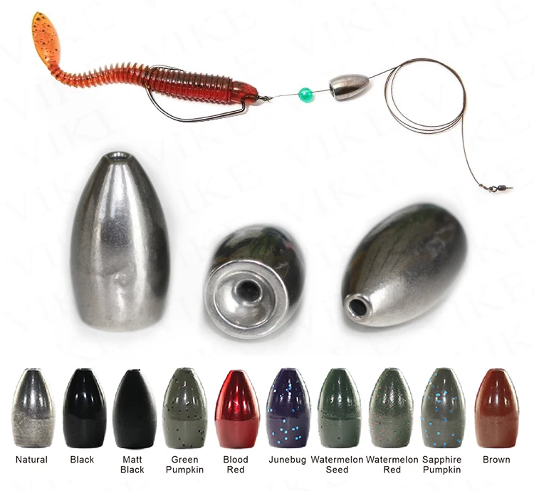 516tfw Fishing Tungsten Flipping Weight 5/16 Oz. (8.8g) Natural Color