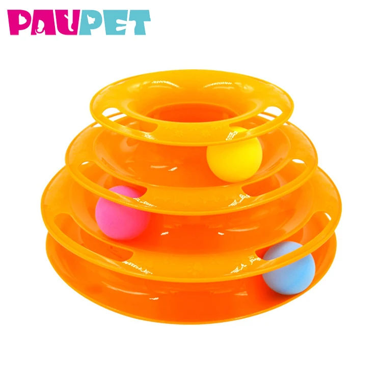 Cat Tracks Cat Toy - Fun Levels of Interactive Play - Circle Track with Moving Balls Satisfies  Hunting