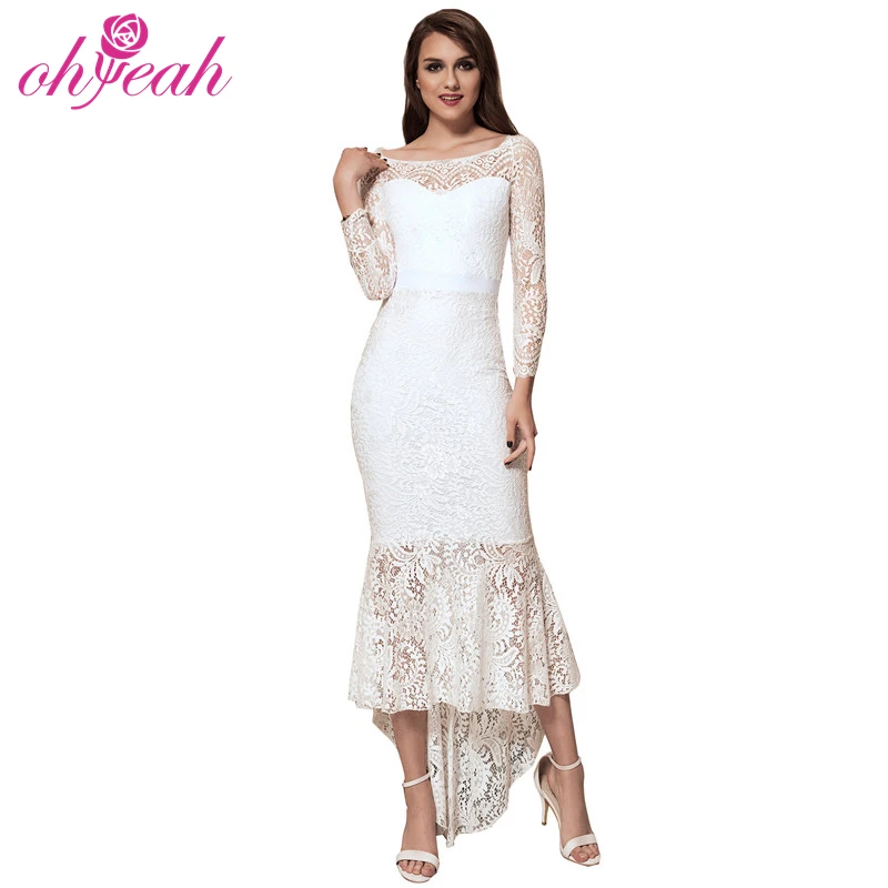 

China wholesale low MOQ two colors women evening party dress, White for evening dress