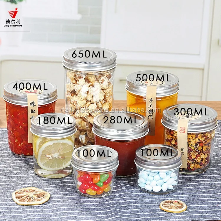 Wide Mouth Round Mason Jar Glass Wholesale