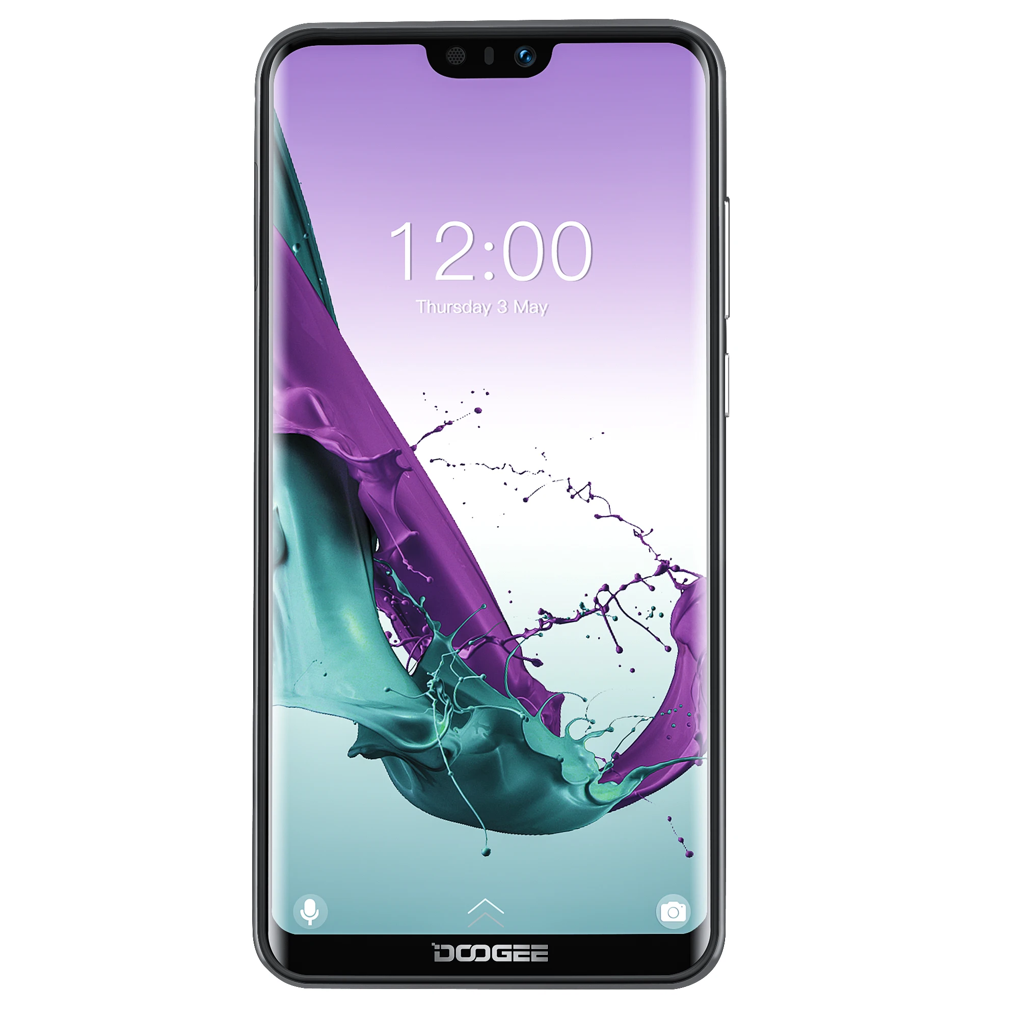 

DOOGEE N10 5.8 inch 19:9 All Screen Mobile Phone 3360mAh Big Battery Octa Core Face ID Android Telpphone 8.1 Smartphone, Black;purple