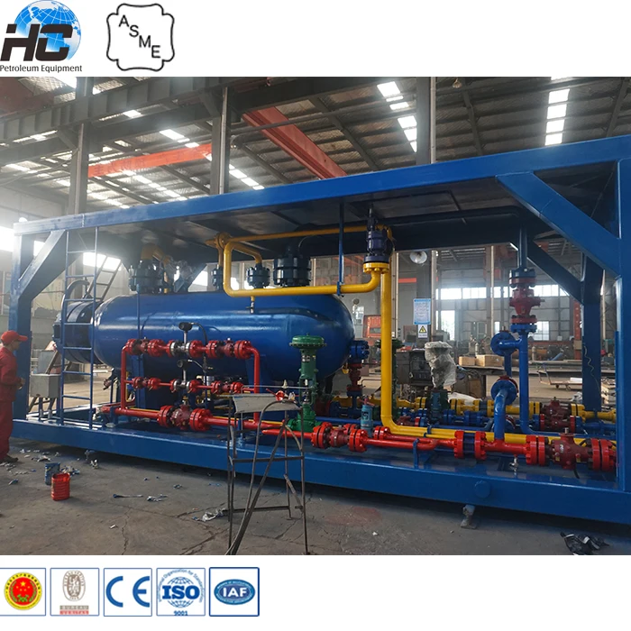 ASME Three Phase Horizontal Separator for Oil & Gas Production ...