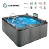 Pop-up LCD TV modern Hydro hot tubs outdoor spa for 6 Person