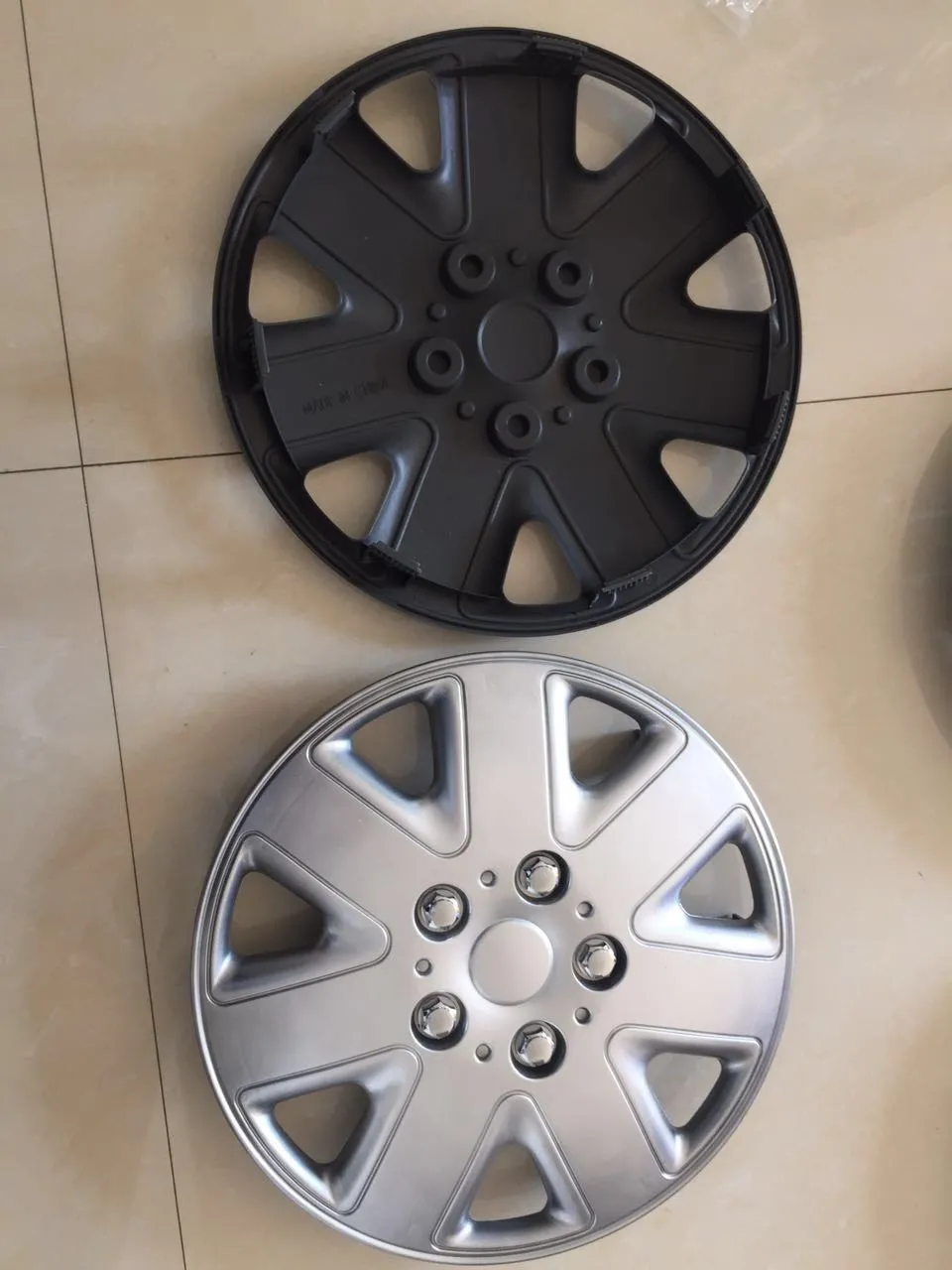 12 13 14 15 16 Inch Size Abs /pp Plastic Car Wheel Cover Silver /chrome