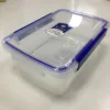 Make custom clear plastic lunch box square plastic lunch box manufacturer