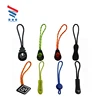 Wholesale custom personalized logo made fancy slided rubber silicone zipper pullers