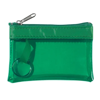 clear coin purse zipper