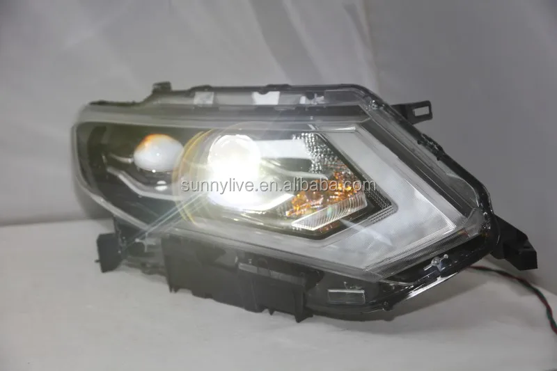 For NISSAN X-Trail Rogue LED Head Light 2017 Year Black Housing LD