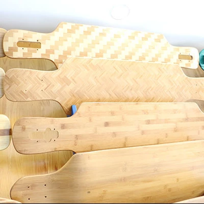 bamboo skateboard longboard deck blank deck