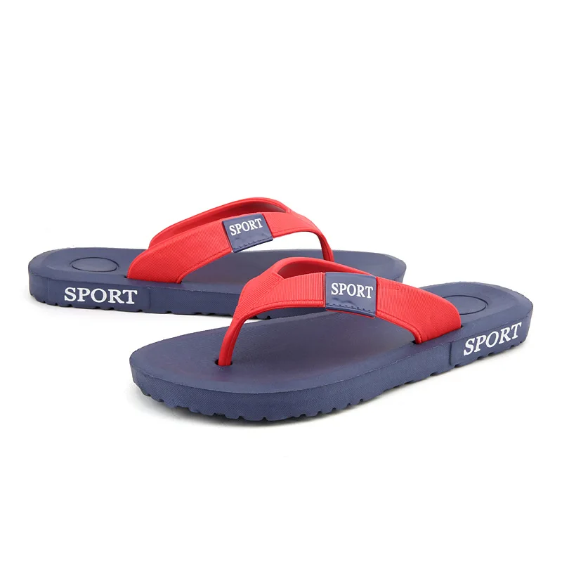 

Fashion new summer flip-flops for men outdoor leisure slip-resistant flip-flops slip-toe sandals beach shoes, As picture