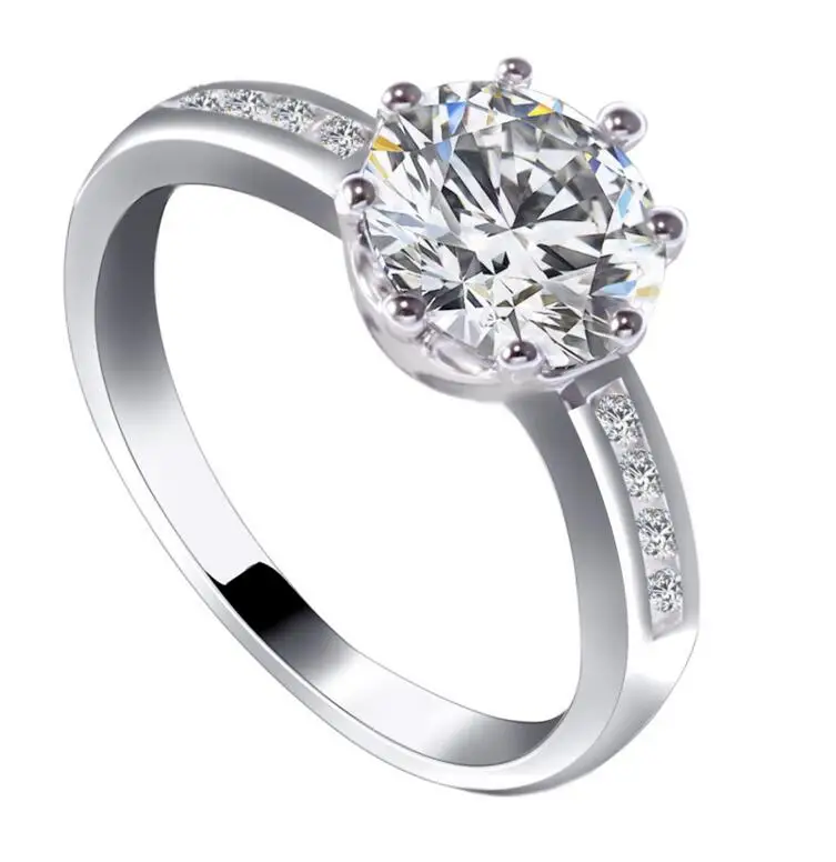 

Zircon Simulated Diamond King Crown Ring for Women Fashion Jewelry, N/a