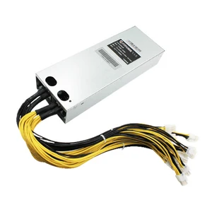 1800W GPU Mining Power Supply 10 PCI E 6 Pin Cables