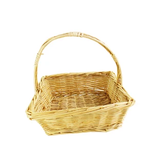 Image of Willow Magazine Wicker Fruit Felt Storage Basket