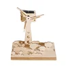 Build Your Grassland 3D Wooden Solar Windmill Toy