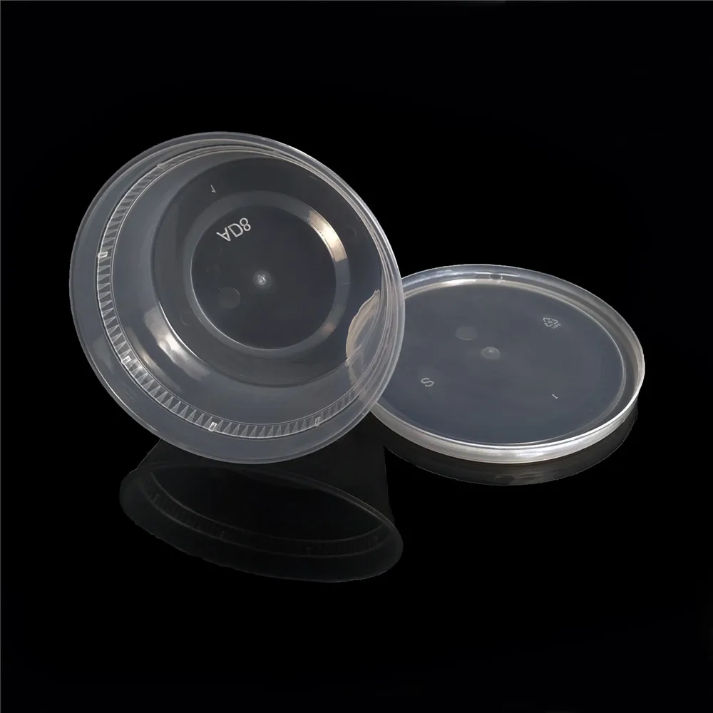 Microwave Safe,Bpa Free,8 Oz Transparent Plastic Deli / Soup Containers